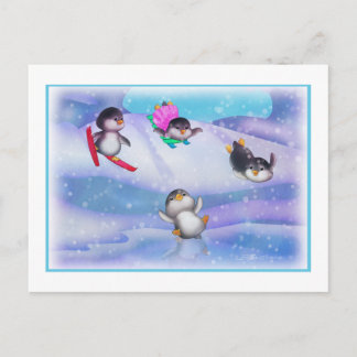 Penguins Postcard