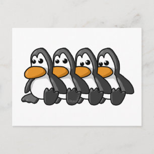 Penguins Postcard