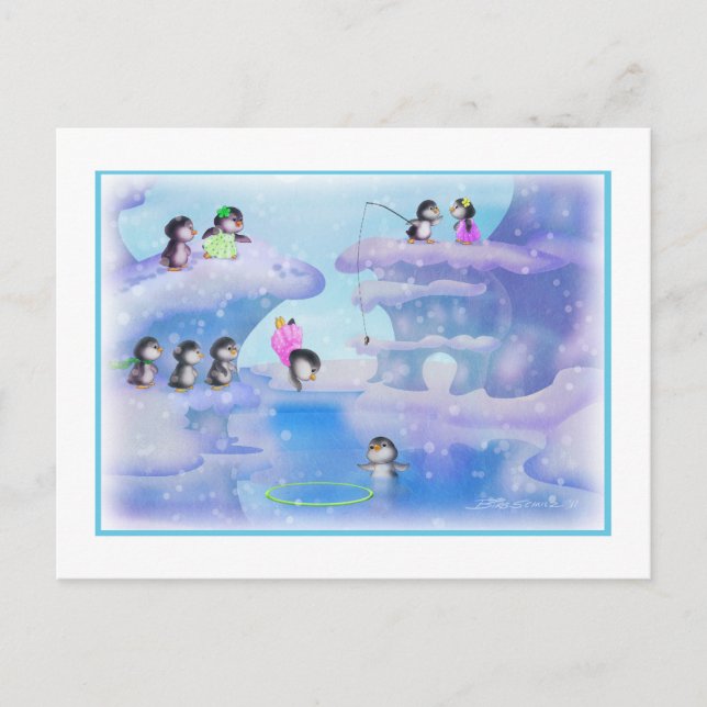 Penguins Postcard (Front)