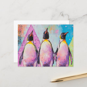 Penguins Postcard