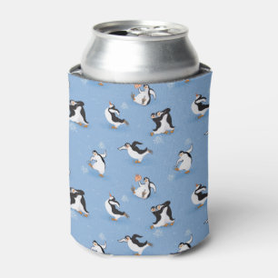 Penguins skating pattern can cooler
