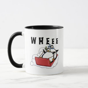 Penguins Sledding Tshirts and Gifts Mug