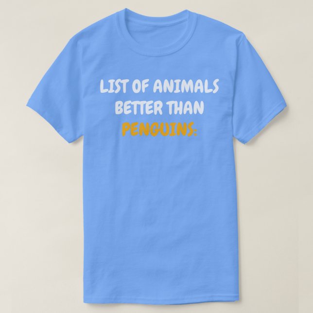 Penguins T-Shirt (Design Front)