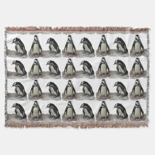 Penguins Throw Blanket