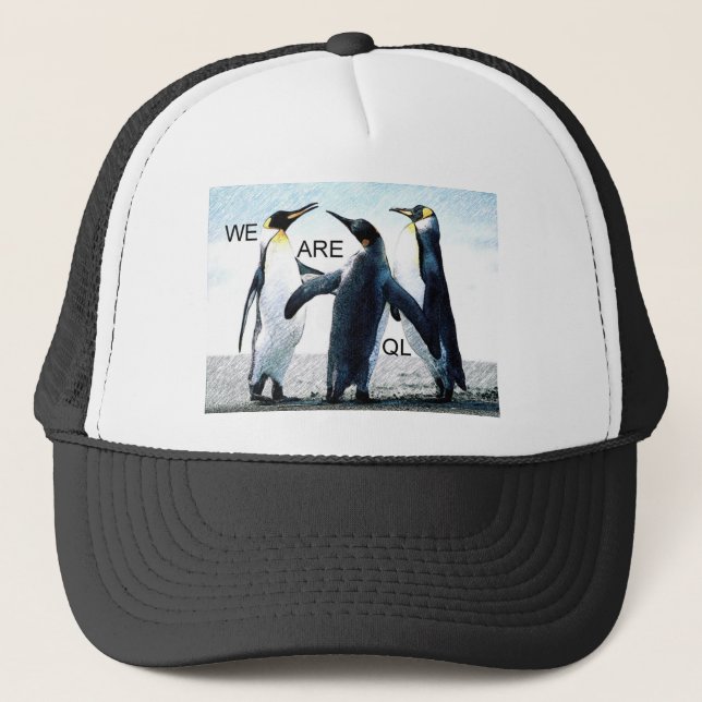 penguins trucker hat (Front)