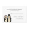 Penguins Wedding Response Card