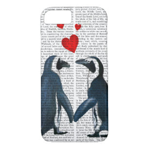 Penguins With Love Hearts Case-Mate iPhone Case