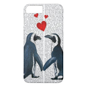 Penguins With Love Hearts Case-Mate iPhone Case
