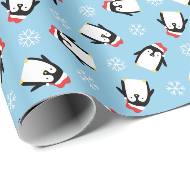 Penguins Wrapping Paper (Roll Corner)