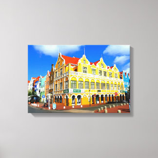 Penha Building Willemstad Curacao Canvas Print