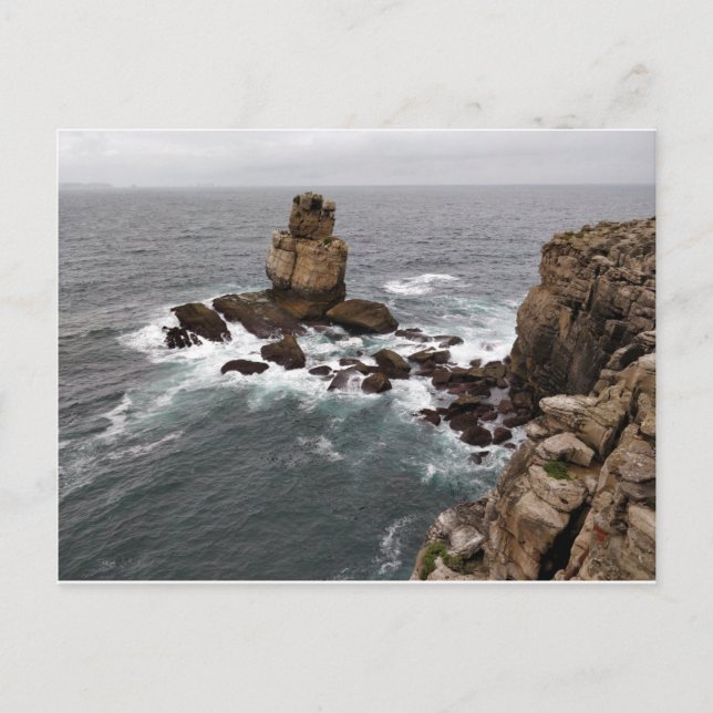 Peniche Portugal Coastal scene Postcard (Front)