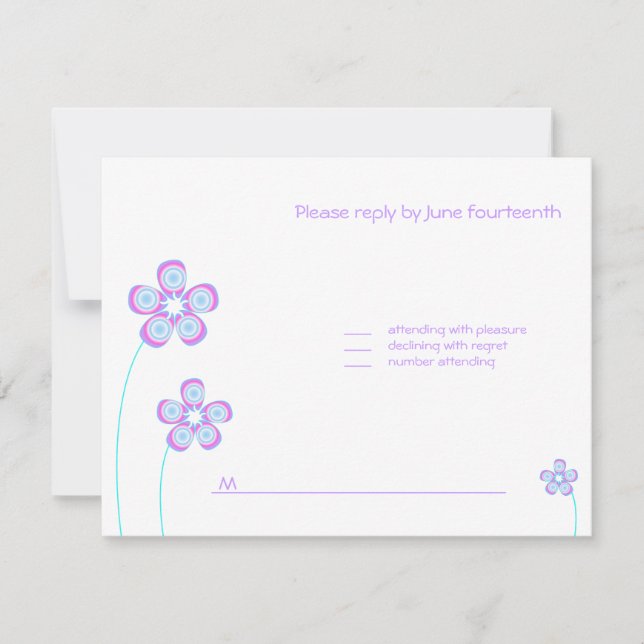 Penina Bat Mitzvah Invitation RSVP (Front)