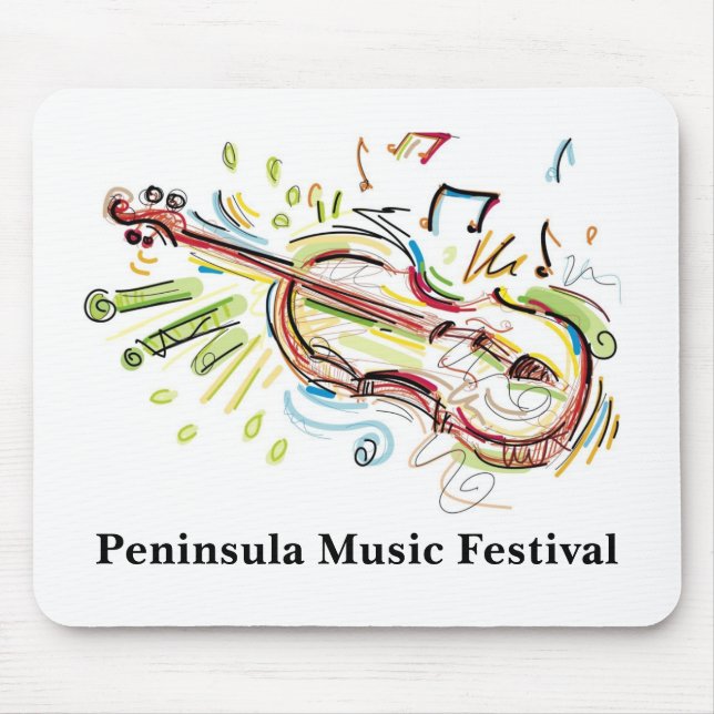Peninsula Music Festival Mouse Pad (Front)
