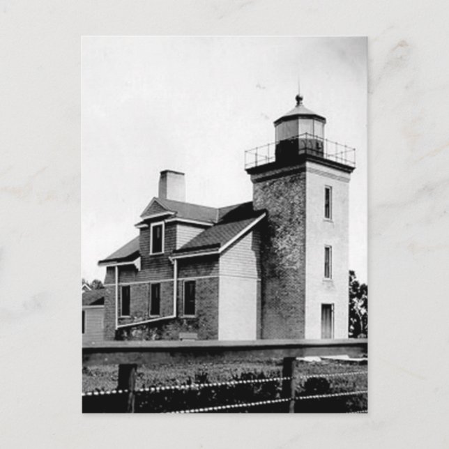 Peninsula Point Lighthouse Postcard (Front)