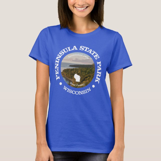 Peninsula State Park (SP) T-Shirt (Front)
