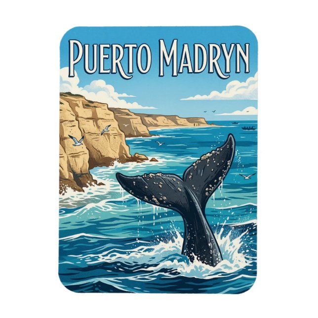 Península Valdés Magnet (Vertical)