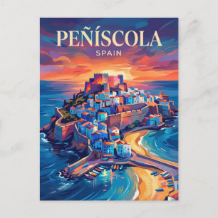 Peñíscola Spain Postcard