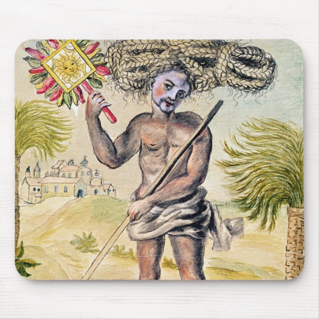 Penitent man in India Mouse Pad (Front)