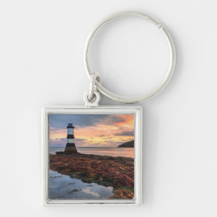 Penmon Lighthouse Sunrise Puffin Island Key Ring