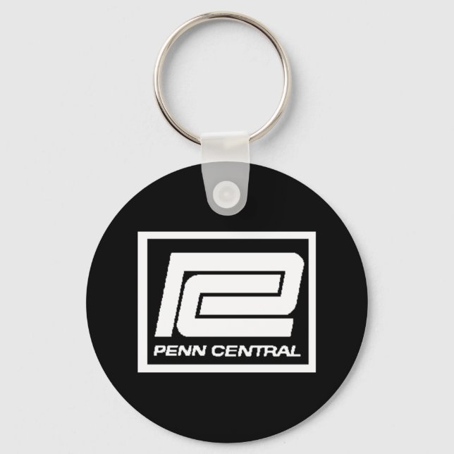 Penn Central Railway Company Logo Key Ring (Front)