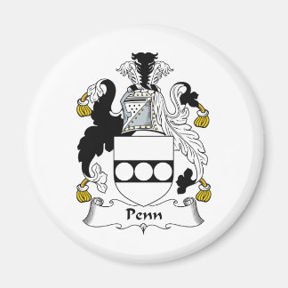 Penn Family Crest Magnet