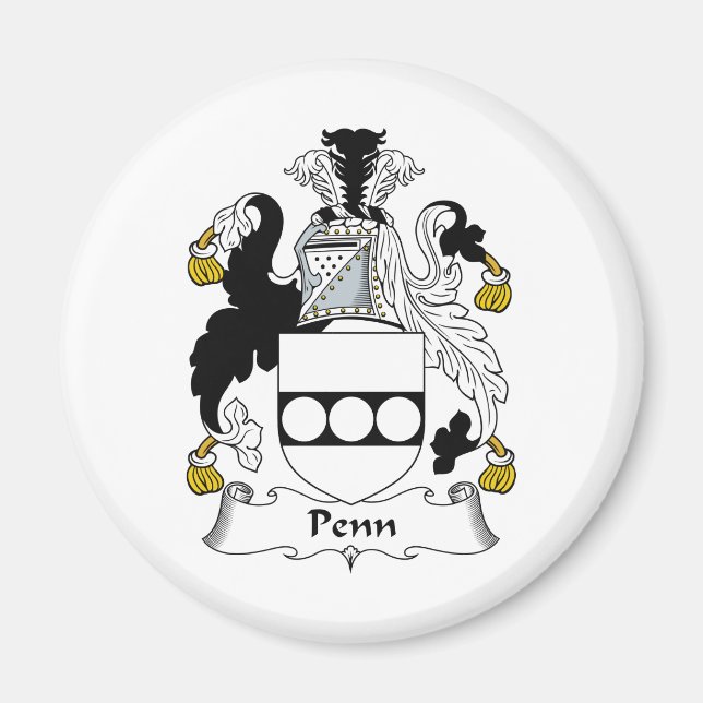 Penn Family Crest Magnet (Front)