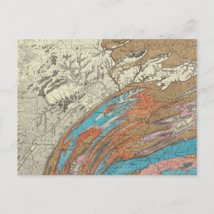 Penn geological formations postcard