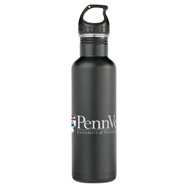 Penn Quakers Men's Apparel Veterinary School Long  710 Ml Water Bottle (Front)