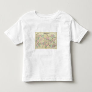 Penn railway map toddler T-Shirt