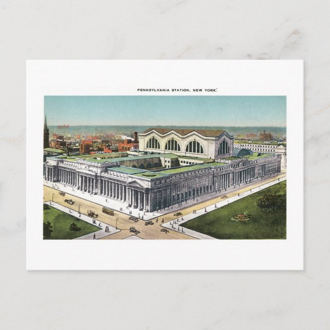 Penn Station, New York Postcard (Front)