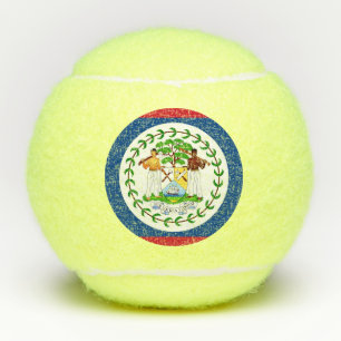 Penn tennis ball with flag of Belise