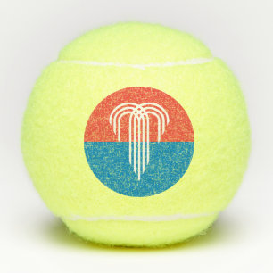 Penn tennis ball with flag of Kansas City