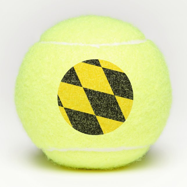 Penn tennis ball with flag of Munich (Front)