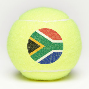 Penn tennis ball with flag of South Africa