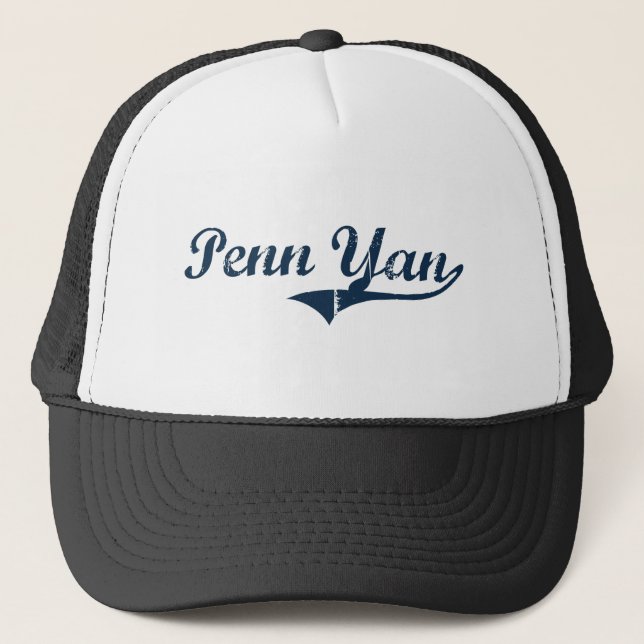 Penn Yan New York Classic Design Trucker Hat (Front)