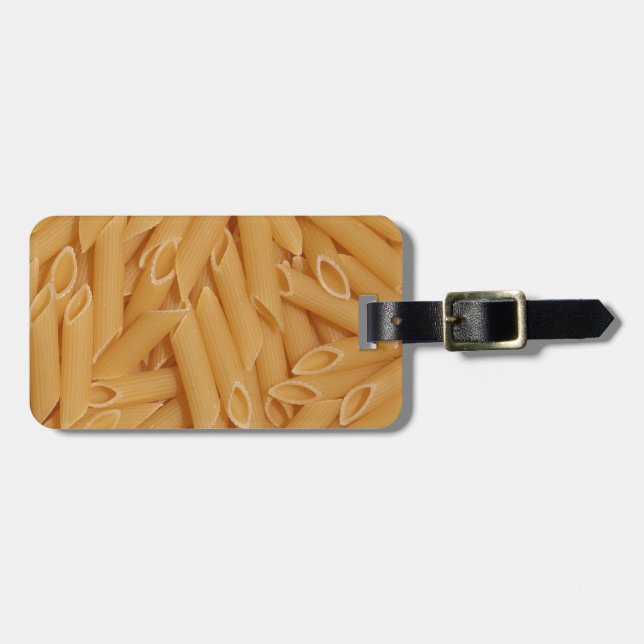 Penne Pasta Luggage Tag (Front Horizontal)