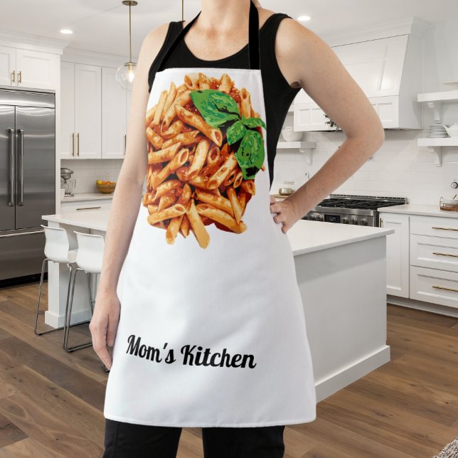 Penne Pasta Personalised Funny Italian Apron (Creator Uploaded)