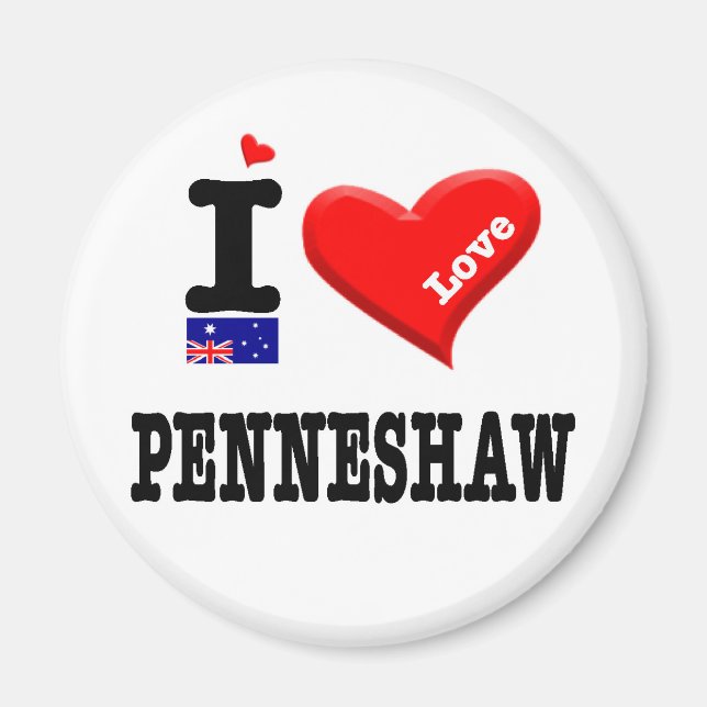 PENNESHAW - I Love Magnet (Front)