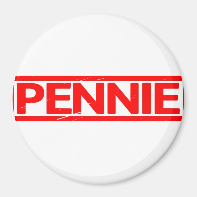 Pennie Stamp Magnet (Front)