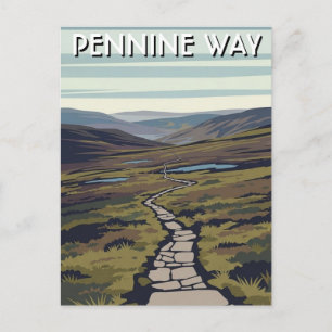 Pennine Way England Travel Postcard