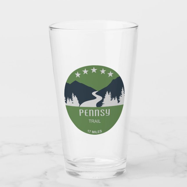Pennsy Trail Indianapolis Glass (Front)