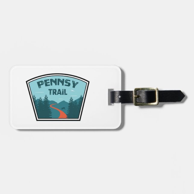 Pennsy Trail Indianapolis Luggage Tag (Front Horizontal)