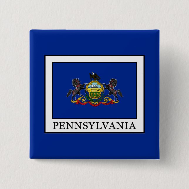 Pennsylvania 15 Cm Square Badge (Front)