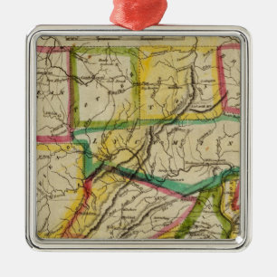 Pennsylvania 1818 Edition Metal Tree Decoration