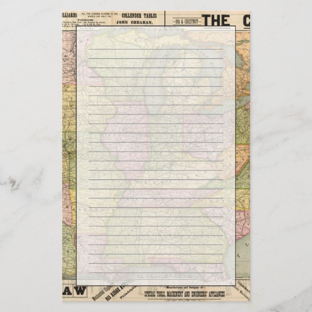 Pennsylvania 6 stationery (Front)