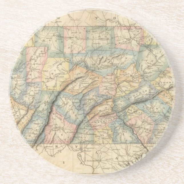 Pennsylvania 8 coaster (Front)