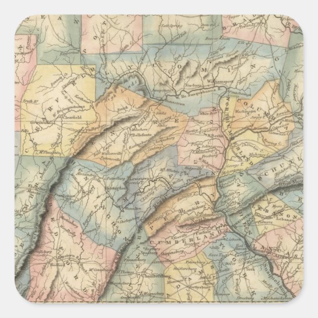 Pennsylvania 8 square sticker (Front)