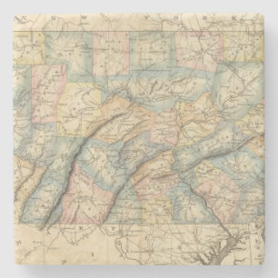 Pennsylvania 8 stone coaster
