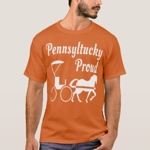Pennsylvania Amish Horse And Buggy Pennsyltucky fu T-Shirt