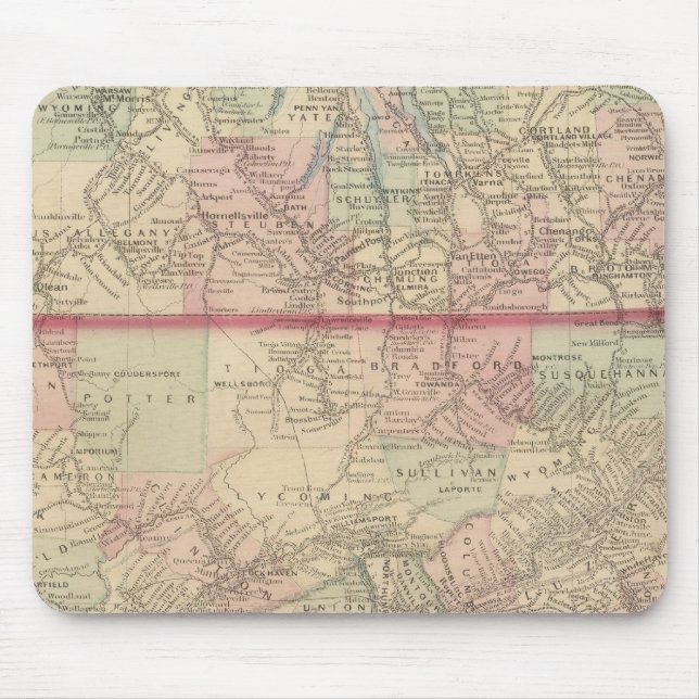 Pennsylvania and New Jersey Mouse Pad (Front)